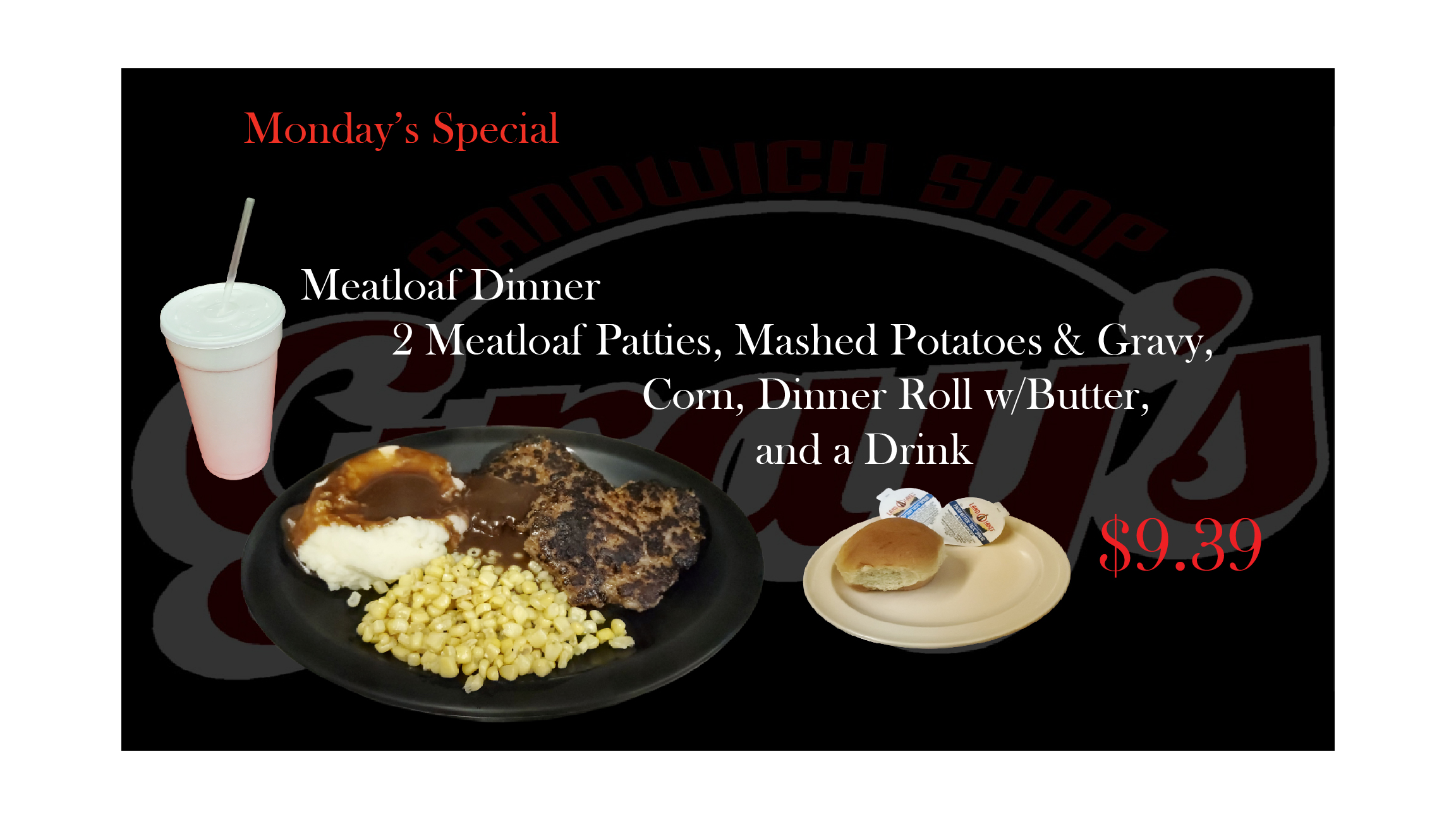 Monday Dinner Special